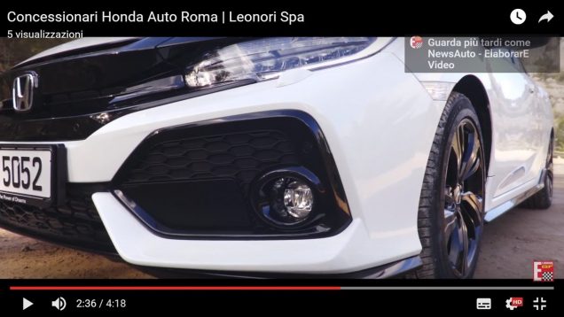 Concessionaria Auto HONDA ROMA | Leonori Roma