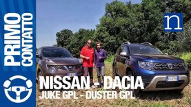 Dacia Duster vs Nissan Juke GPL | SUV test 1.600 benzina / gas