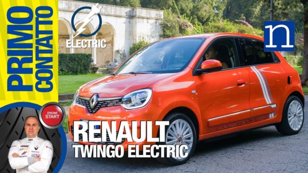 Twingo elettrica test prova su strada