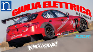 ALFA ROMEO GIULIA elettrica da corsa Ferraris ETCR