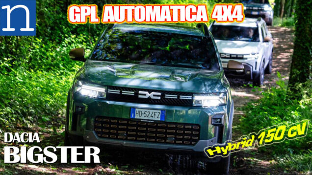Dacia Bigster 2026 gpl 4X4 hybrid video prova