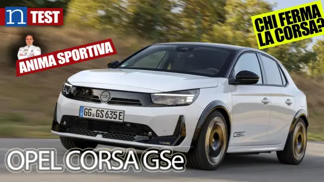 Opel Corsa GSE sportiva elettrica